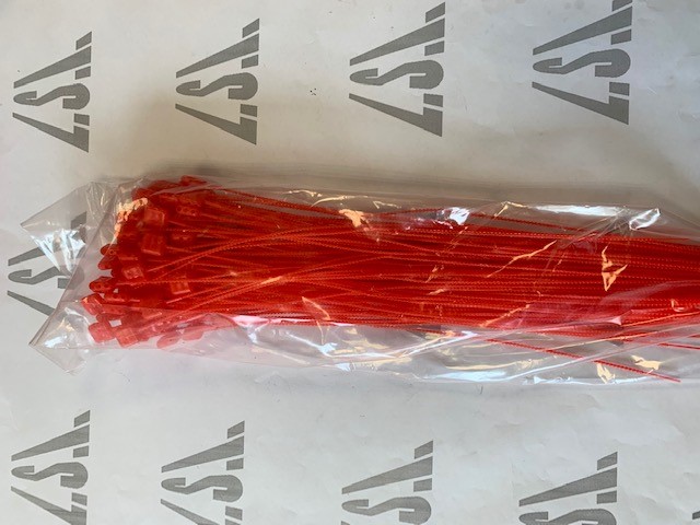 Scellés plastiques rouges pour extincteur