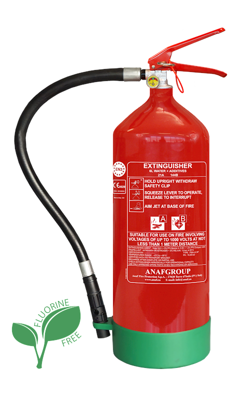 Extincteur eau plus additif (SF) 6 litres à pression permanente (NF)
